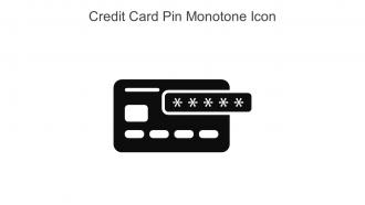 Credit Card Pin Monotone Icon In Powerpoint Pptx Png And Editable Eps Format