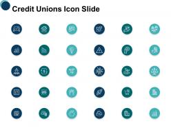Credit unions icon slide growth l203 ppt powerpoint presentation layouts