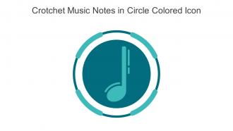 Crotchet Music Notes In Circle Colored Icon In Powerpoint Pptx Png And Editable Eps Format