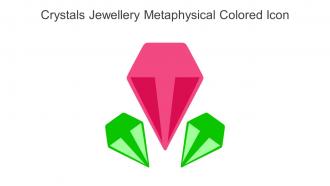 Crystals Jewellery Metaphysical Colored Icon In Powerpoint Pptx Png And Editable Eps Format