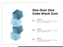 Cube Icon Shape Parcel Geometry Transparent Background