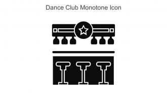 Dance Club Monotone Icon In Powerpoint Pptx Png And Editable Eps Format