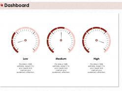 Dashboard snapshot low m409 ppt powerpoint presentation gallery icon