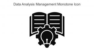 Data Analysis Management Monotone Icon In Powerpoint Pptx Png And Editable Eps Format