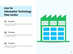 Data centre icon employee connected server business applications