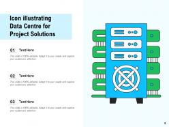 Data centre icon employee connected server business applications
