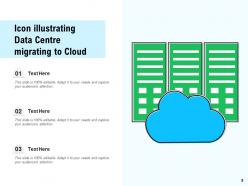 Data centre icon employee connected server business applications