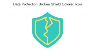 Data Protection Broken Shield Colored Icon In Powerpoint Pptx Png And Editable Eps Format
