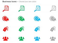 Data search sale tag team help ppt icons graphics