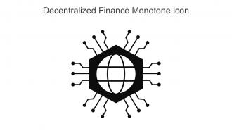 Decentralized Finance Monotone Icon In Powerpoint Pptx Png And Editable Eps Format