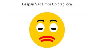 Despair Sad Emoji Colored Icon In Powerpoint Pptx Png And Editable Eps Format
