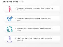 Development partnership business cycle target selection ppt icons graphic