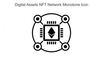 Digital Assets NFT Network Monotone Icon In Powerpoint Pptx Png And Editable Eps Format
