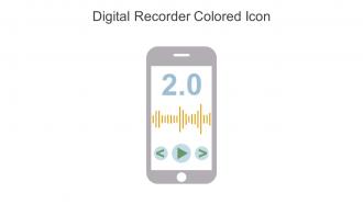 Digital Recorder Colored Icon In Powerpoint Pptx Png And Editable Eps Format