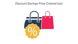 Discount Savings Price Colored Icon In Powerpoint Pptx Png And Editable Eps Format