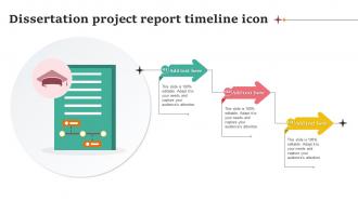 Dissertation Project Report Timeline Icon
