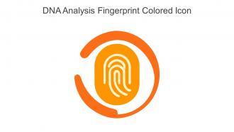 DNA Analysis Fingerprint Colored Icon In Powerpoint Pptx Png And Editable Eps Format