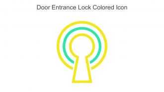 Door Entrance Lock Colored Icon In Powerpoint Pptx Png And Editable Eps Format