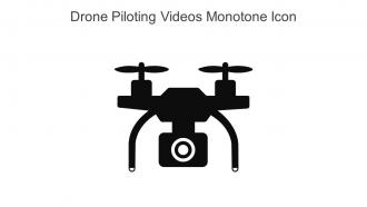Drone Piloting Videos Monotone Icon In Powerpoint Pptx Png And Editable Eps Format