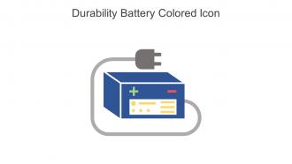 Durability Battery Colored Icon In Powerpoint Pptx Png And Editable Eps Format