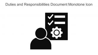 Duties And Responsibilities Document Monotone Icon In Powerpoint Pptx Png And Editable Eps Format