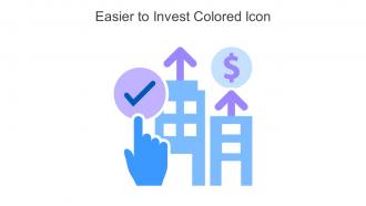 Easier To Invest Colored Icon In Powerpoint Pptx Png And Editable Eps Format