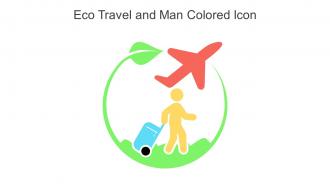 Eco Travel And Man Colored Icon In Powerpoint Pptx Png And Editable Eps Format