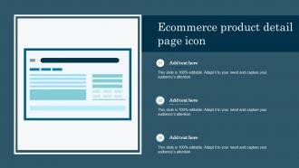 Ecommerce Product Detail Page Icon