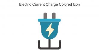 Electric Current Charge Colored Icon In Powerpoint Pptx Png And Editable Eps Format