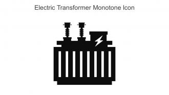 Electric Transformer Monotone Icon In Powerpoint Pptx Png And Editable Eps Format