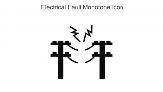Electrical Fault Monotone Icon In Powerpoint Pptx Png And Editable Eps Format