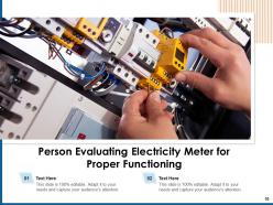 Electricity Meter Commercial Construction Installing Consumed Measuring