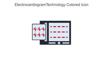 Electrocardiogram Technology Colored Icon In Powerpoint Pptx Png And Editable Eps Format