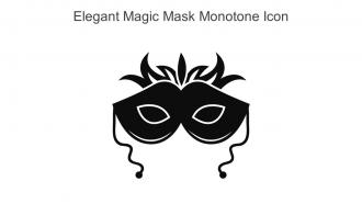 Elegant Magic Mask Monotone Icon In Powerpoint Pptx Png And Editable Eps Format