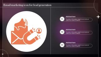 Email Marketing Icon For Lead Generation