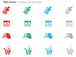 Email marketing top market blog search shopping data ppt icons graphics