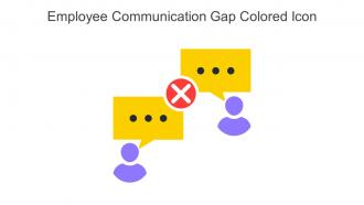 Employee Communication Gap Colored Icon In Powerpoint Pptx Png And Editable Eps Format