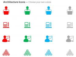 Engineer Calculating Device Growth Chart Bundles Ppt Icons Graphics