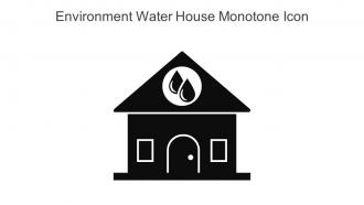 Environment Water House Monotone Icon In Powerpoint Pptx Png And Editable Eps Format