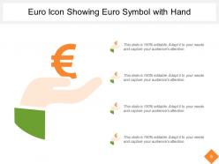 Euro Icons Showing Euro Currency With Arrows
