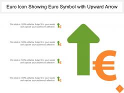 Euro Icons Showing Euro Currency With Arrows