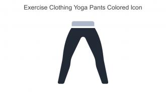 Exercise Clothing Yoga Pants Colored Icon In Powerpoint Pptx Png And Editable Eps Format