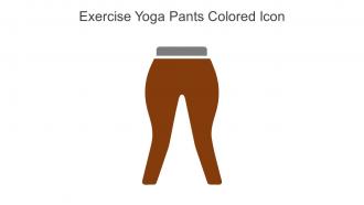 Exercise Yoga Pants Colored Icon In Powerpoint Pptx Png And Editable Eps Format