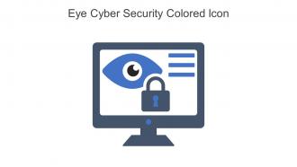 Eye Cyber Security Colored Icon In Powerpoint Pptx Png And Editable Eps Format