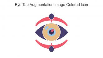Eye Tap Augmentation Image Colored Icon In Powerpoint Pptx Png And Editable Eps Format