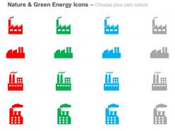Factory mill manufacturing unit ppt icons graphics