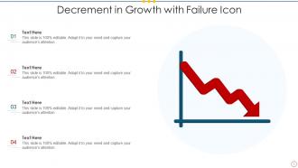 Failure Icon Powerpoint Ppt Template Bundles