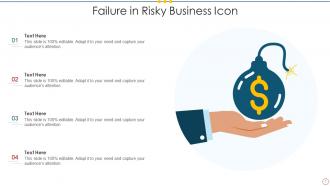 Failure Icon Powerpoint Ppt Template Bundles