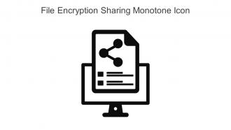 File Encryption Sharing Monotone Icon In Powerpoint Pptx Png And Editable Eps Format
