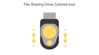 File Sharing Drive Colored Icon In Powerpoint Pptx Png And Editable Eps Format